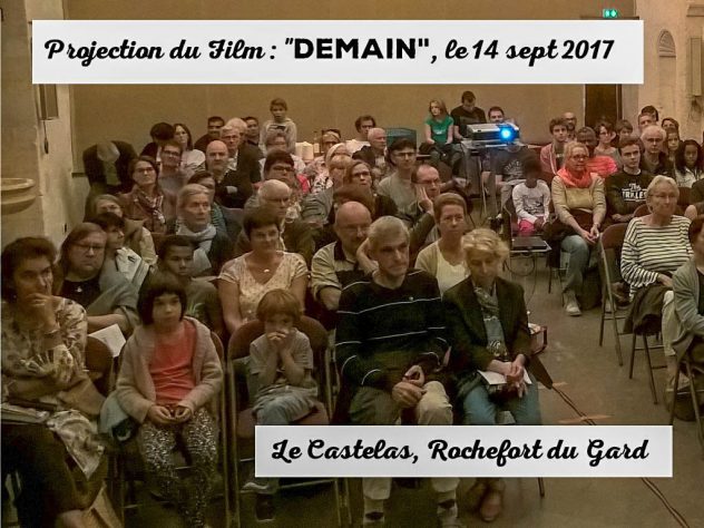 public lors du débat suite au documentaire DEMAIN - Rochefort du Gard -14-10-2017