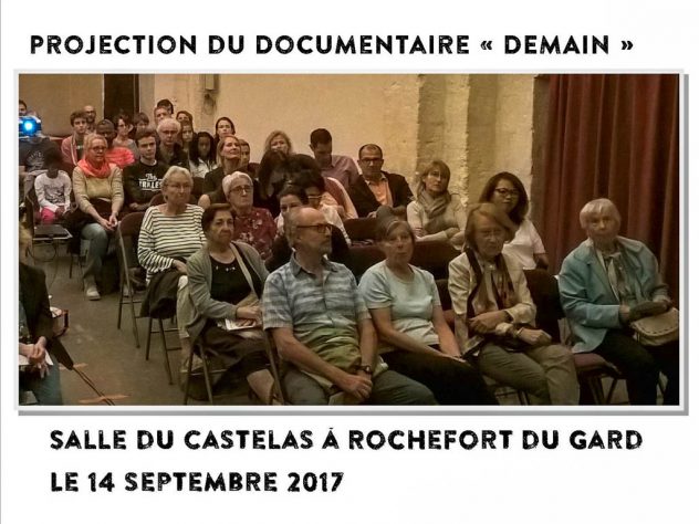 public lors de la projection du documentaire DEMAIN - Rochefort du Gard -14-10-2017