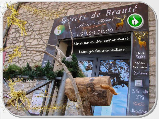 Se faire beau pour noël - les rennes foncent tous chez Marie-fleur - institut de beauté à Rochefort du Gard