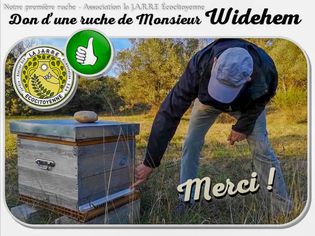 M WIDEHEM donnant des conseils pour le transport du rucher de la commune de Pujaut à la commune de Rochefort du Gard