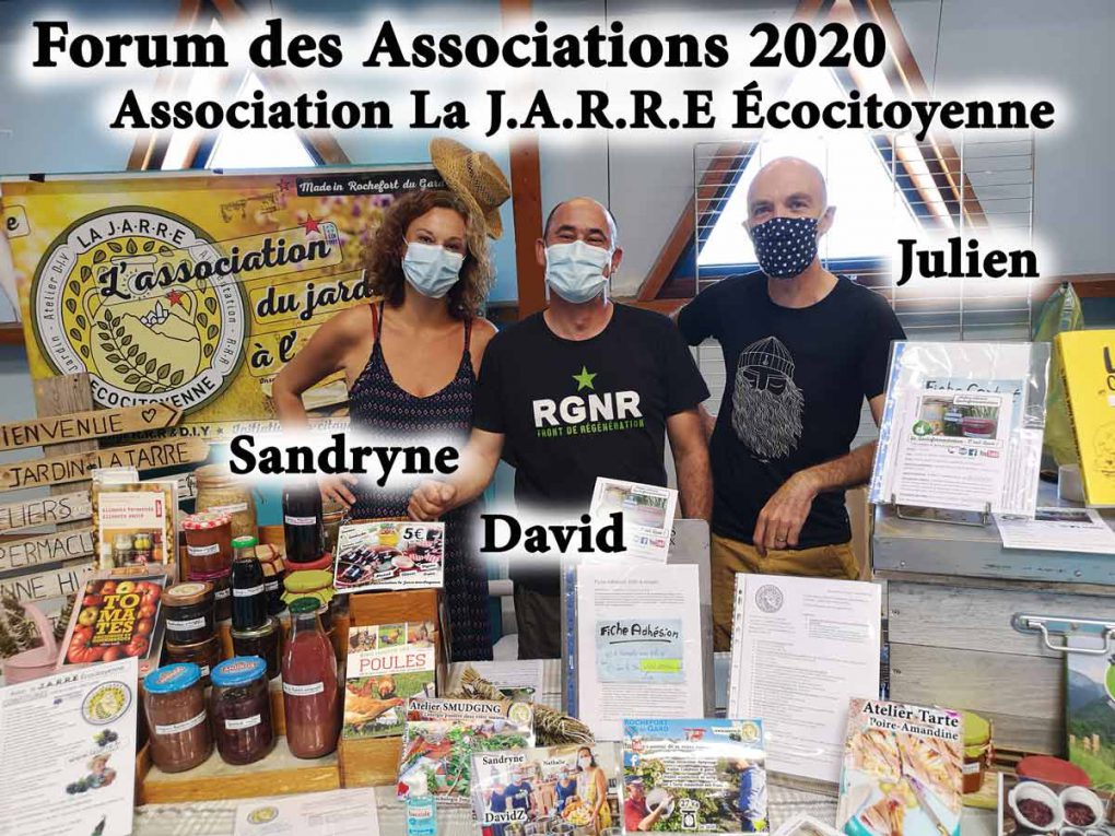 Sandryne Zicola, david et Julien DETRAZ (référent apiculture)