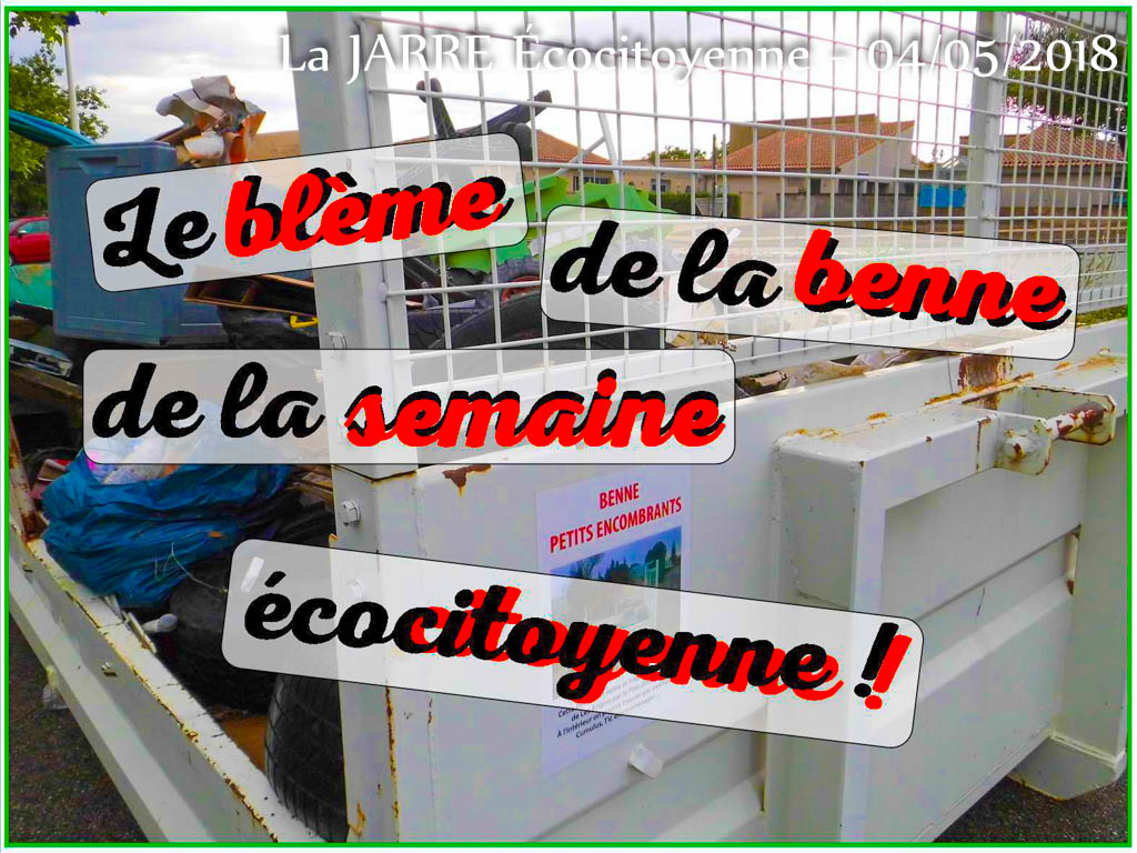 Le blème de la benne – semaine écocitoyenne –