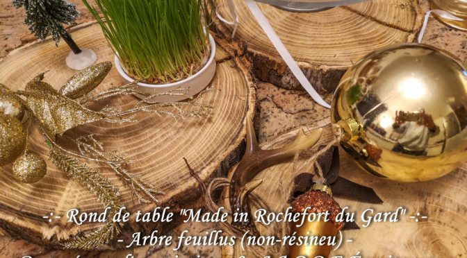 Rond de table - made in Rochefort du Gard - Partenariat asso la jarre et entreprise Donnadieu