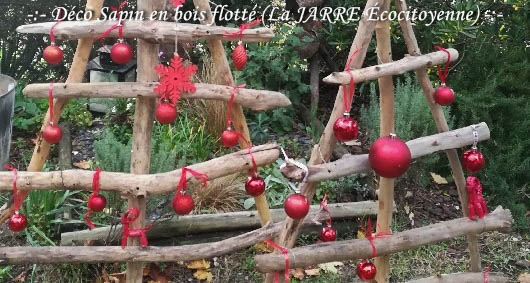 Commandez votre sapin de Noël en bois flotté !