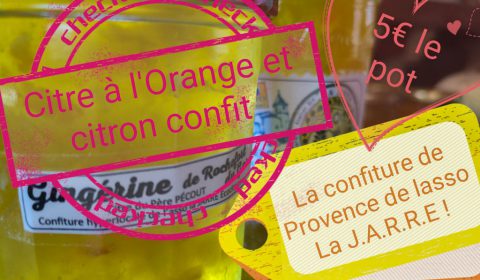 Confiture de citre du père Pécout - asso la jarre - rochefort du gard