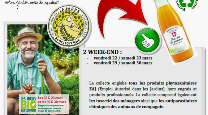 Visite de la jardinerie avec DavidZ plus collecte de pesticides - 23 et 30 Mars 2019