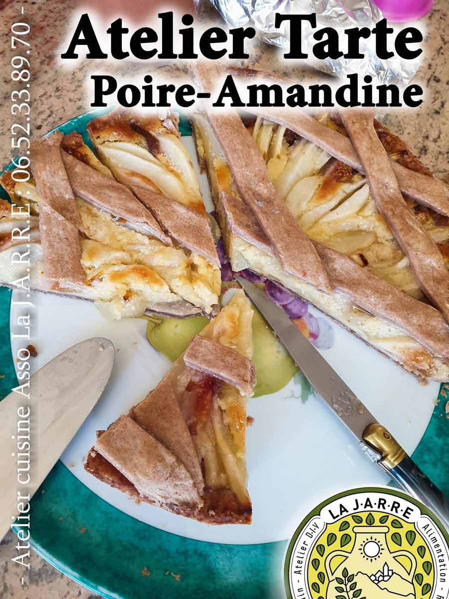 Atelier-autour-de-la-poire-23-08-2020---Tarte-Poire-Amandine