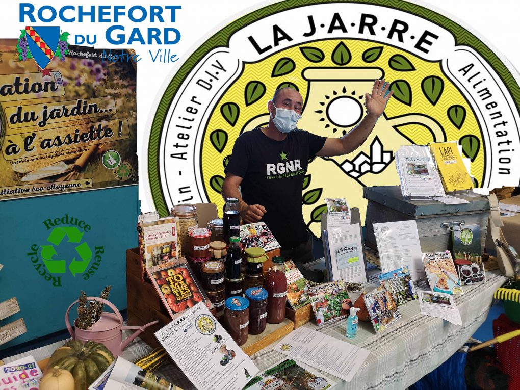 David Zicola Président de l'association la Jarre écocitoyenne à Rochefort du Gard