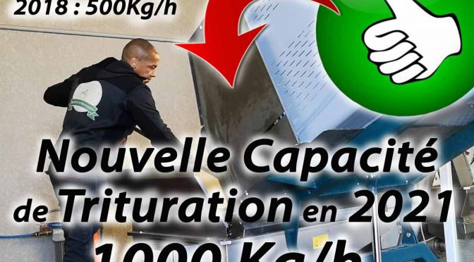 Moulin de Romanou doublera sa capacité de trituration en 2021 !