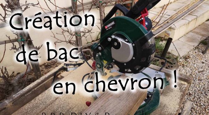 Création de bacs en chevron pour le jardin urbain du Pébrier