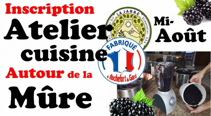Atelier Autour de la mûre de roncier sauvage-Asso La JARRE-Rochefort du Gard