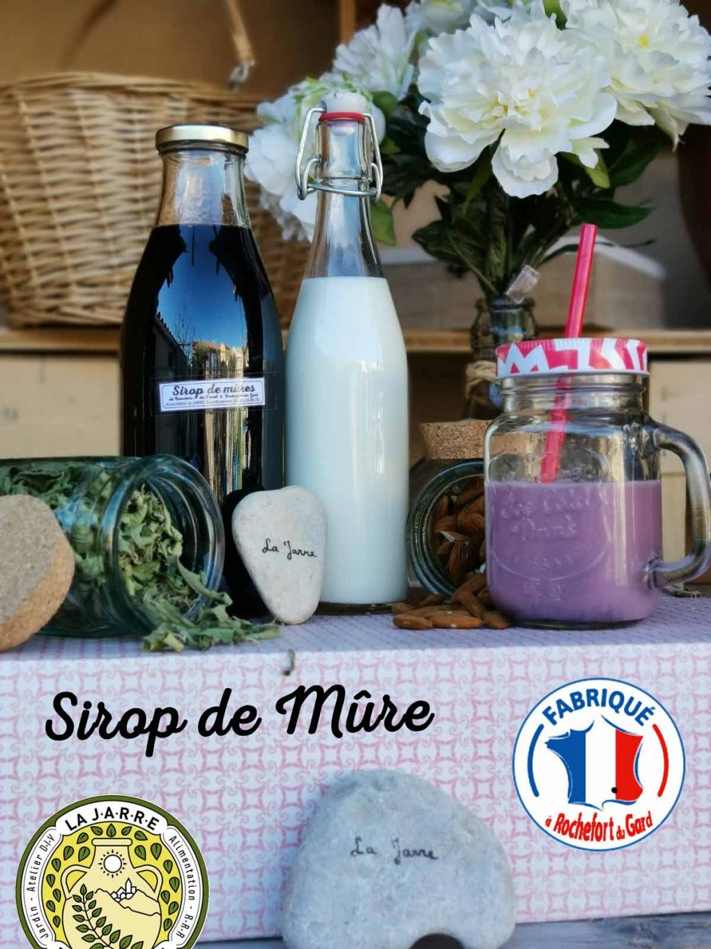 Sirop de Mûre de l'association la JARRE de Rochefort du Gard