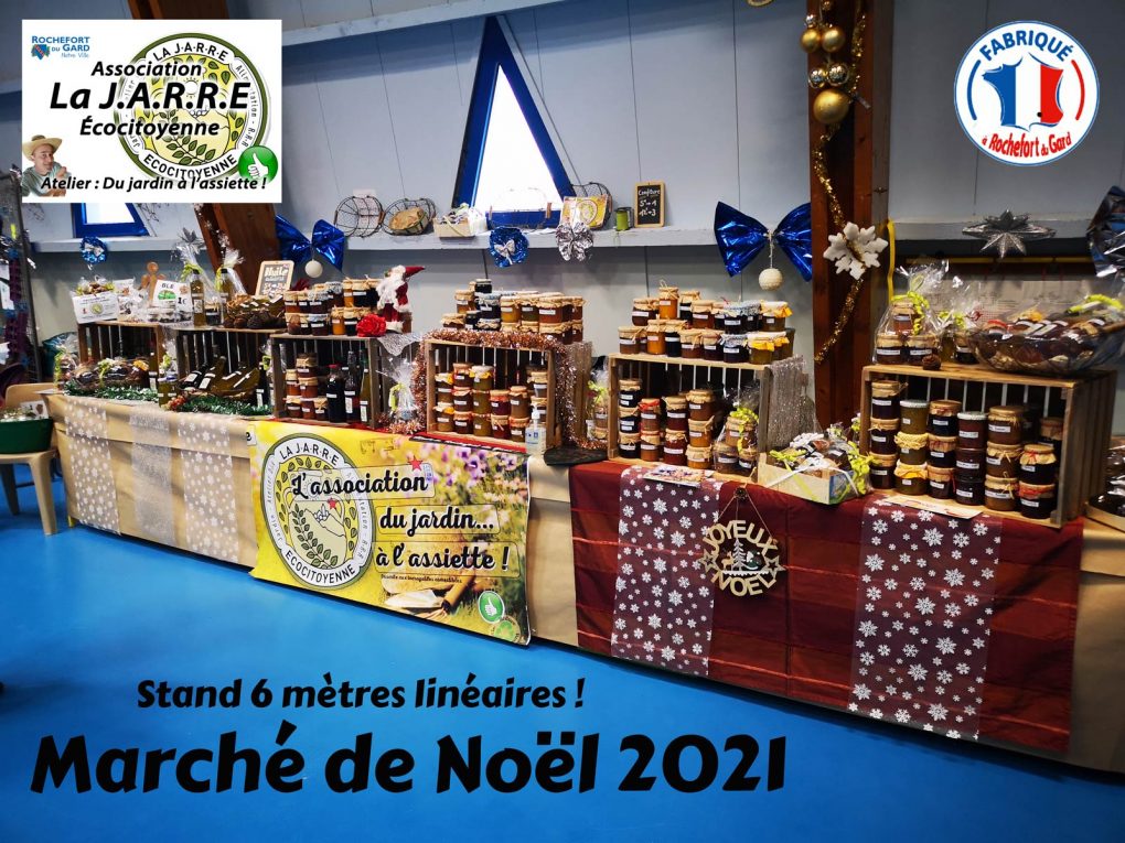 Linéaire Stand asso la Jarre marché de noël 2021
