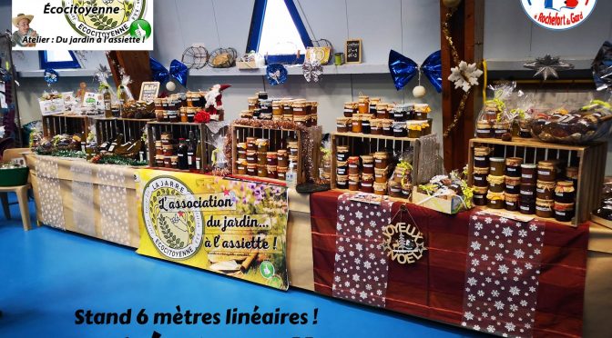 Linéaire Stand asso la Jarre marché de noël 2021