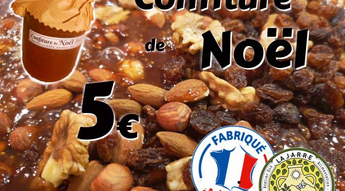 Confiture de Noël – Association la JARRE Écocitoyenne