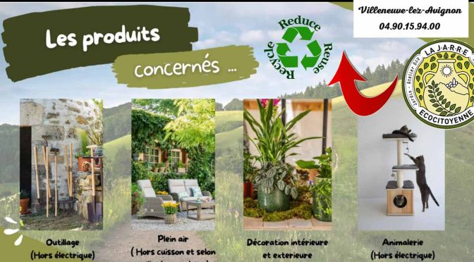 quels articles de seconde main botanic®_asso la JARRE