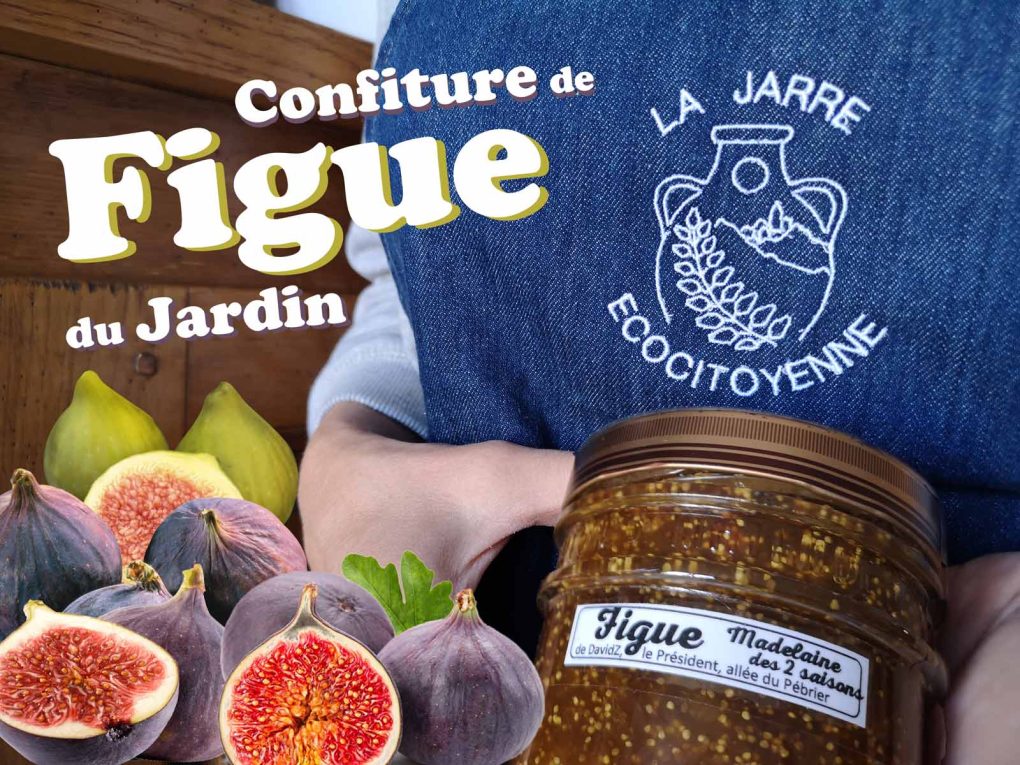 Confiture de figue du jardin - Asso la JARRE - Rochefort du Gard