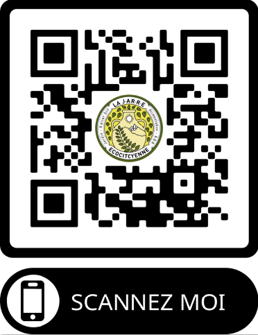 QR code consigne de TRi et ré-emploi pot de confiture et bouteille -Association La JARRE Écocitoyenne