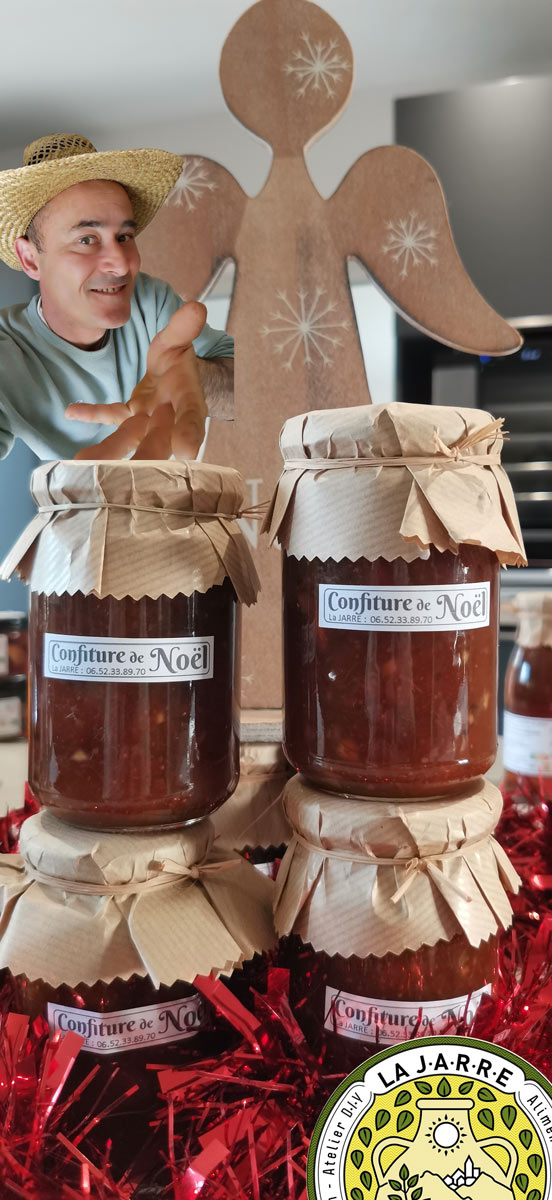 Confiture de Noël Association La JARRE Écocitoyenne 2025