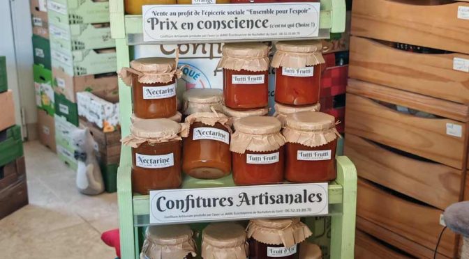 Rack confiture Prix en conscience La JARRE pour Ensemble pour espoir